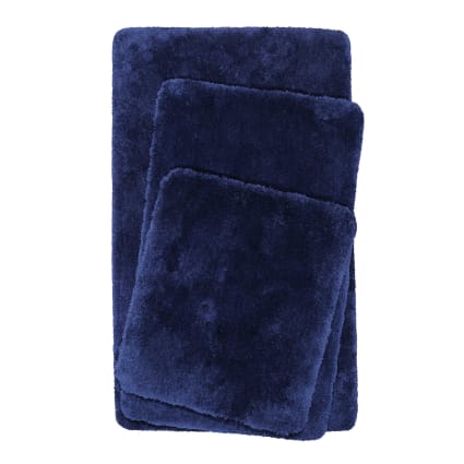 Tappetino Da Bagno Wenko Stella 40x70 Cm Antiscivolo Con Ventose – Blu Scuro, PVC-Free - 2