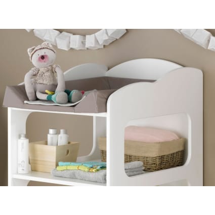Table à Langer Bébé Scandinave Atmosphera For Kids - Dimensions 75x55x117 Cm - Blanc, En MDF - À Monter Soi-même - 8