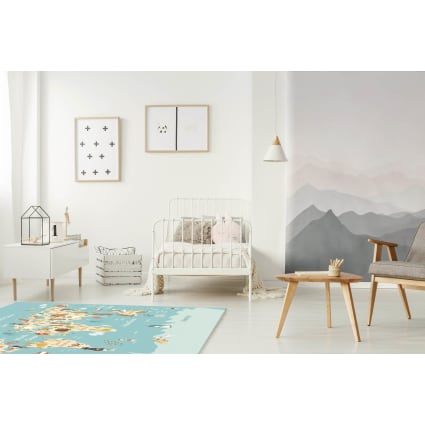 Animales Mapa Mundial Alfombrilla De Escritorio, Ideal Para Niños Escritorio - México