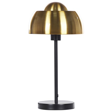 Lampe à poser métal noir doré-Senette