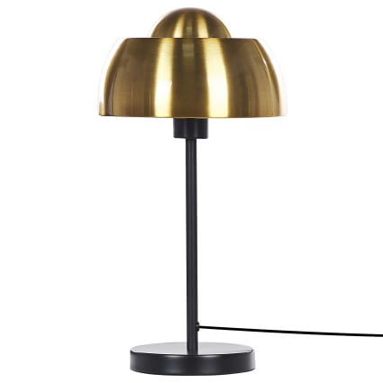 Lampe à poser métal noir doré-Senette cropped-2