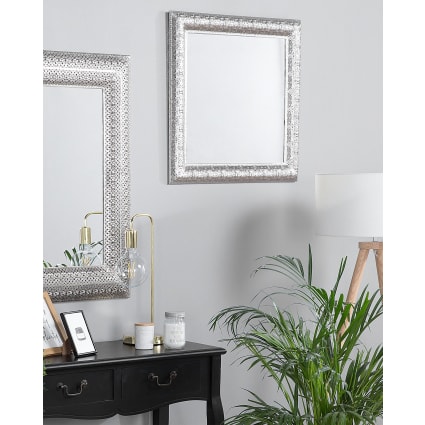 Specchio industrial dorato - arredamento etnico orientale chic