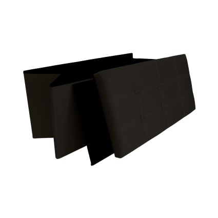 Biscottini Cube Rangement 32x32x32 Cm | Rangement Jouet Enfant | Pouf Coffre Rangement Avec Couvercle | Rangement Chambre Enfant | Coffre A Jouet