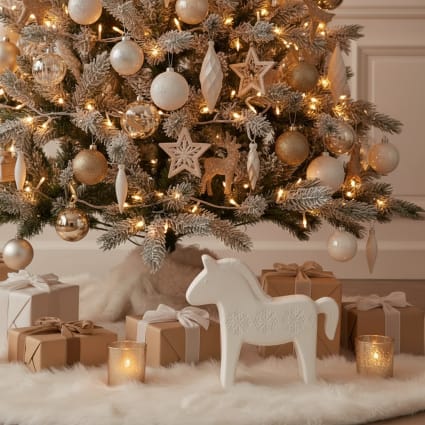 Décoration De Noël Cheval En Acrylique 2D - Ornement Sapin, Mur Ou Fenêtre - Design Occidental - Pour Fille, Femme, Décoration De Vacances