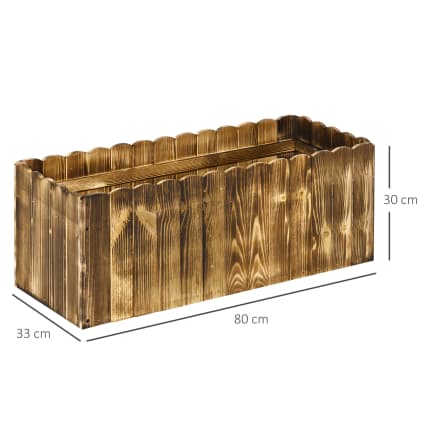 Fioriera a Carretto di Legno con Ruote, Manico e Foro di Drenaggio per Coltivare Verdure ed Erbe, Carrettino Decorativo per Interni ed Esterni | Leroy Merlin