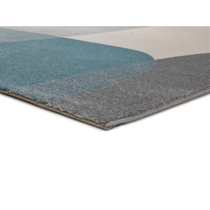 Tappeto Moderno Per Soggiorno Con Disegno Geometrico In Marrone Beige – Certificato Öko-Tex, Morbido E Facile Da Pulire – 160x220 Cm