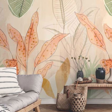 Carta da parati stile Pastello 159x280cm Maisons du Monde