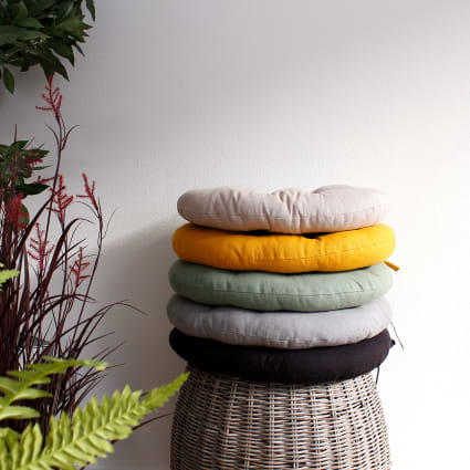 Galette De Chaise 38x38 Cm Terracotta - Coussin De Chaise - Galette