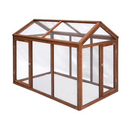 Enclos Pour Poulailler Alice's Garden 6m² - Volière Acier Galvanisé - Bâche Anti-UV & Waterproof