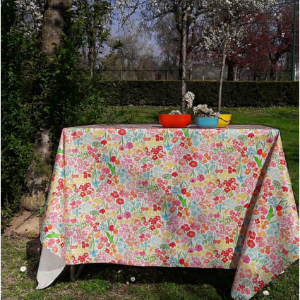 Tovaglia rettangolare impermeabile e antimacchia 140x180 8 posti tavola Chill | Leroy Merlin