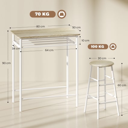 MFFM Set Di 2 Sgabelli Da Bar Moderni Con Seduta Imbottita - Altezza 75 Cm - Bianco Con Cuscini Intercambiabili Per Cucina E Isola - 2