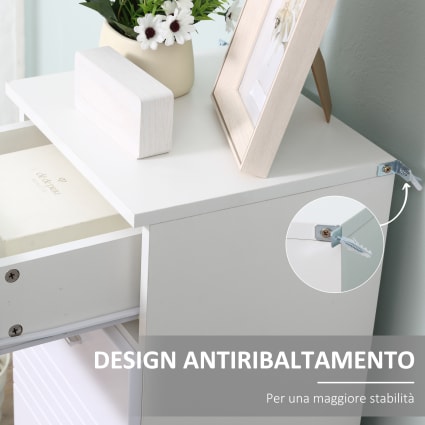 Kleankin Mobiletto Bagno In Truciolato Con Cassetto E Armadietto A 2 Livelli Regolabili 30x30x82 Cm Grigio 91148089 - Foto 9