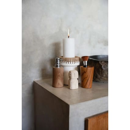 Bougeoir Chandelier En Terre Cuite - Artisanal - Décoratif - Multicolore