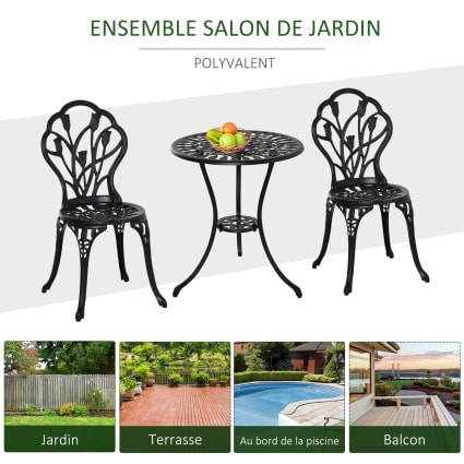 TABLE PLIANTE ET 2 Chaises Meubles Balcon Petit Salon Jardin Table Bistrot EUR 139,99 - PicClick FR