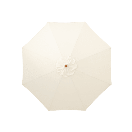 Parasol Sunnydays Rond Anis - Diamètre 300 Cm - Toile 180g - Pour Jardin Et Terrasse