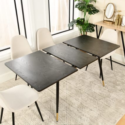 Tavolo da pranzo telescopico (140-179,5×80cm), tavolo da pranzo