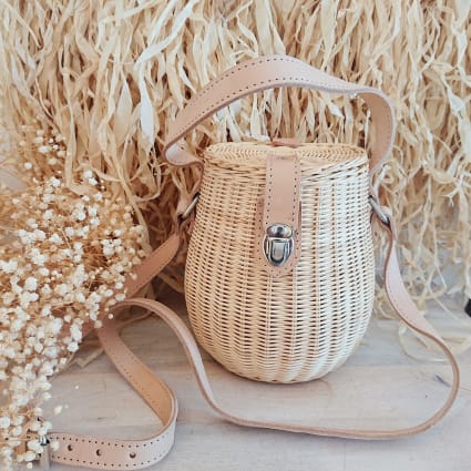 Rattan Tasche Handtasche Aus Korb Rattan Tasche Handtasche Korb