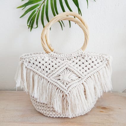 Crochet Stradivarius Bolso MacramÃ© Macramé Bolsos De Crochet De
