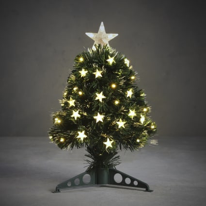 Knstlicher Weihnachtsbaum Mercury Warmes Wei Glas H45xB25xL25cm Mercury |  Maisons du Monde