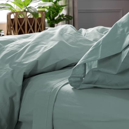 Bedding Funda Nordica Color Menta Edredón Funda Nordica Franela