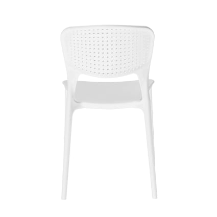 Sedia in resina e plastica bianca Bella Maisons du Monde