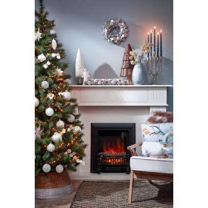 Gonna per albero di Natale con nappa, stampe moderne di metà secolo, 91,4 cm, decorazione per albero di Natale, decorazione rustica con nappa, impermeabile, gonna per albero di Natale, decorazioni per
