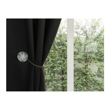 Lot De 4 Embrasses De Rideau Magnétiques Avec 20 Patins à Rideaux, Avec Cordon De Serrage, En Bois Bohème, Faites à La Main, Corde De Coton, Pour Décoration De Rideau (beige