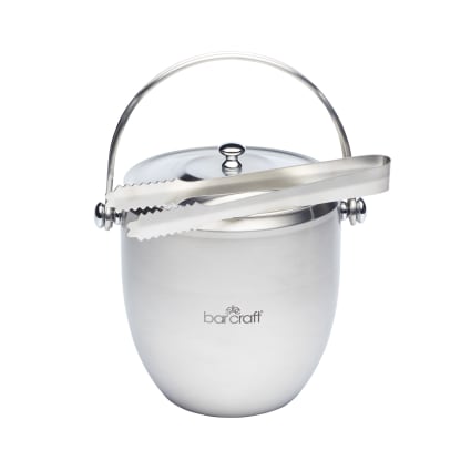 Petit Seau à Glace Hôtel Carillon – Métal Argenté Avec Cuillère, Vintage, état Correct