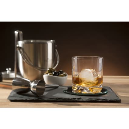 Seau à Glace Inox Avec Pince Et Drain - Élégant Pour Apéros Et Fêtes