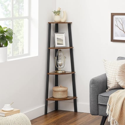 Étagère Industrielle Rustique – Ben Simpson Furniture – Bois Massif – Fini Nature – 3 étagères