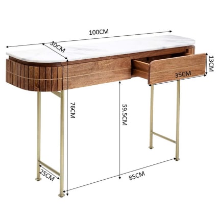 Table-consoles en marbre pour la maison