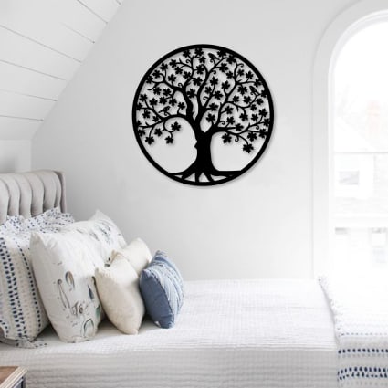 Baum Des Lebens Wanddekoration Metall - Elegante Wandkunst Für Garten & Wohnbereich