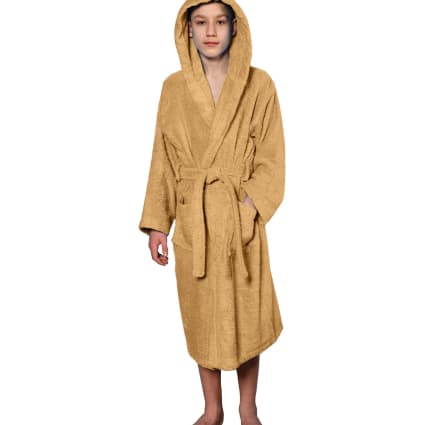 Peignoir enfant coton blanc ans PEIGNOIR ENFANT Maisons du Monde