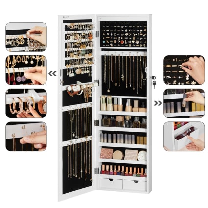 Sourcing Map 24 Runde Lüftungsgitter Aus Edelstahl | Ø 53 Mm Für Badezimmer, Küche, Schrank | Weiß, Korrosionsbeständig | Einfache Klemmmontage Ohne Bohren