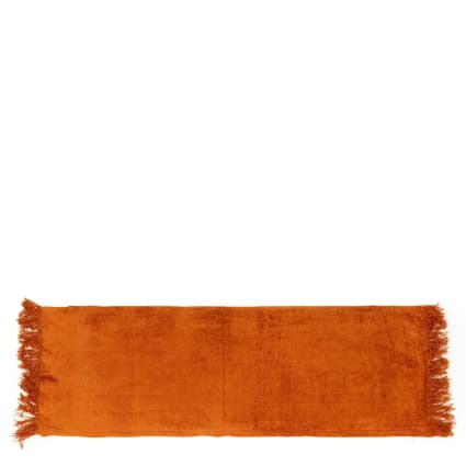 Kissen aus Samt 35x100 orange Oh my gee Maisons du Monde