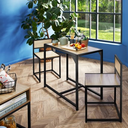 Set di tavolo e 2 sedie da giardino bianco SERSALE