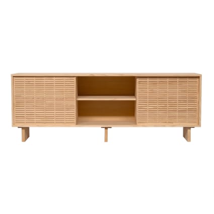 Buffet 2 portes en pin massif naturel 180 cm Non verni-Pedrera