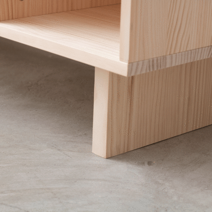 Buffet 2 portes en pin massif naturel 180 cm Non verni-Pedrera cropped-4