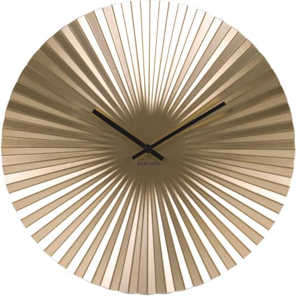 Karlsson Horloge Murale Sensu Acier Or, 40cm