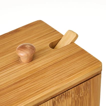 Récipient En Verre De 750 Ml Avec Couvercle En Bambou Pour Sublimation