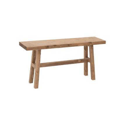 Banc en bois de sapin vieilli 100x50cm Batán | Maisons du Monde