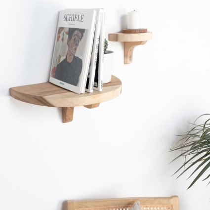 Rang estante madera de trembesí 20,5x12,5x14,5cm. Rang | Maisons du Monde