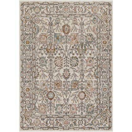 Tapis Vintage Oriental Rose/Blanc 200x275