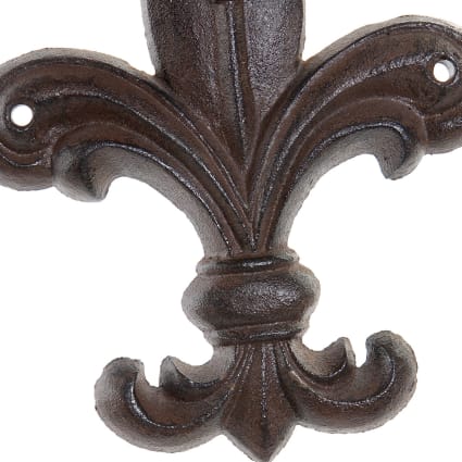 Porte Papier Toilette Mural Motif Fleur de Lys ou Déroule Papier