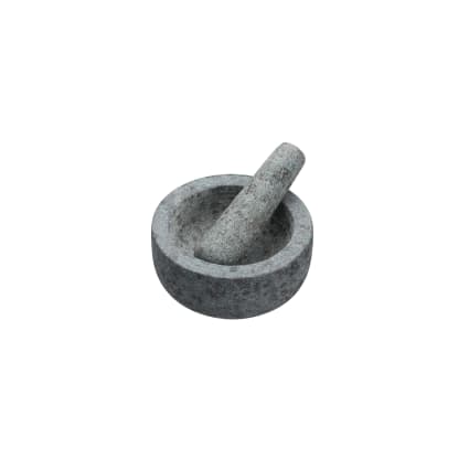 Mortier Et Pilon En Granite Massif Relaxdays – 16 Cm, Idéal Pour Pesto, Épices, Herbes Fraîches Et Guacamole