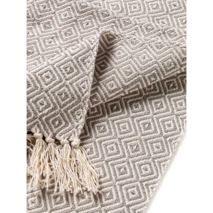 Plaid in cotone grigio 125x150-Jasmin cropped-3