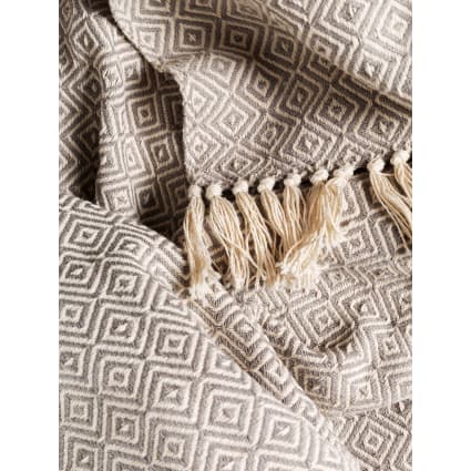Plaid in cotone grigio 125x150-Jasmin cropped-4