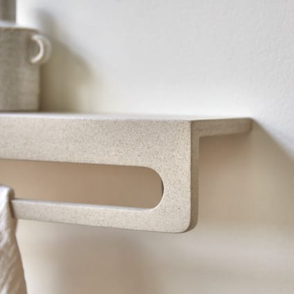 BOFENG Portasciugamani a 3 ripiani, nero, autoportante, in metallo con rivestimento antiruggine, per accessori da bagno, organizer per la conservazione di asciugamani da bagno e asciugamani per le