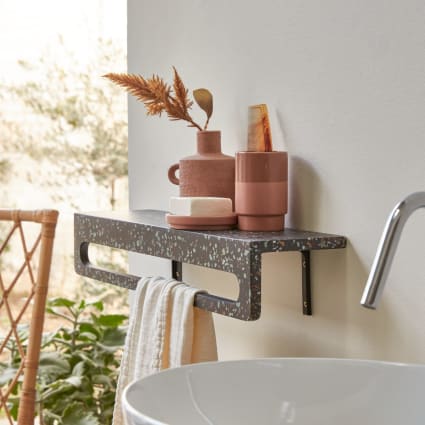 Portasciugamani Di Carta In Marmo Bianco - Fatto A Mano, 31.8 Cm, Per Cucina E Bagno, Design Elegante
