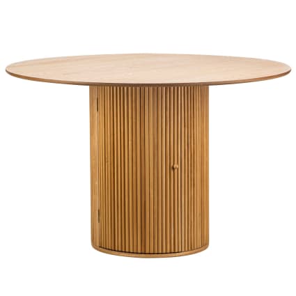 Table à manger 6 personnes en pin massif D120 | Maisons du Monde